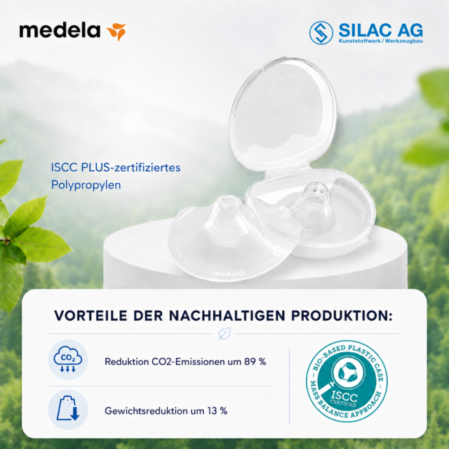 Medela Brusthütchen ISCC Plus zertifiziert